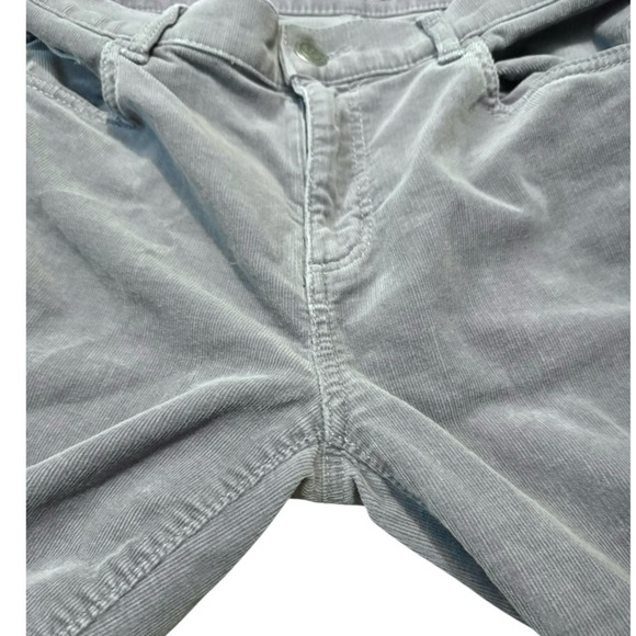 LOFT Modern Skinny Gray Corduroy Pants Size 6 or 28, cords, eclipse grey, silver - Picture 11 of 16